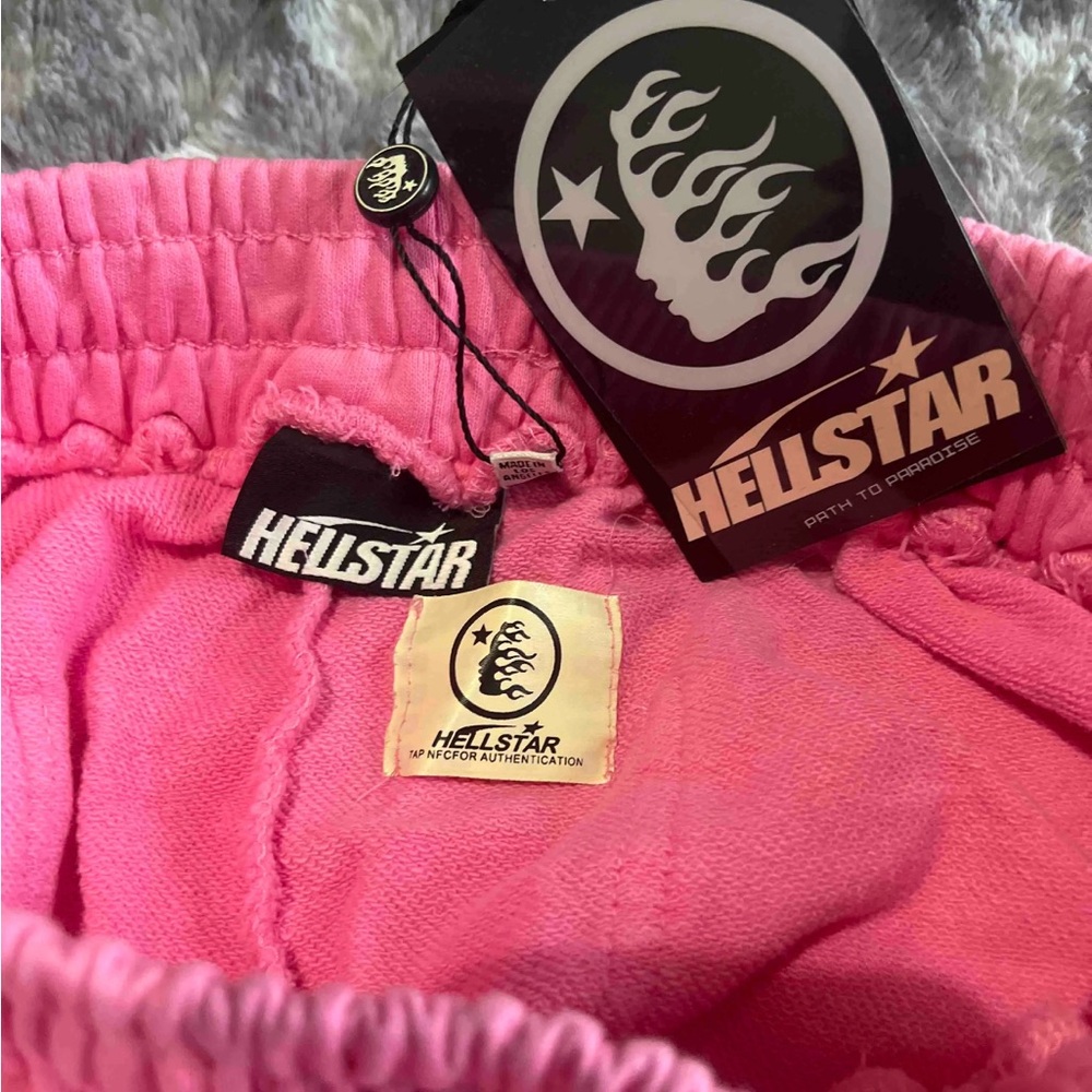 Vibrant Pink Sweatpants Joggers with Elastic Waistband